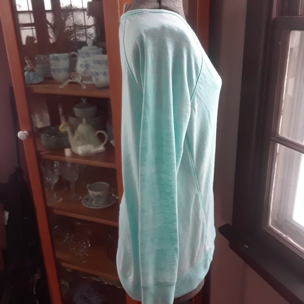 Size S/C green tea long sleeve shirt - Picture 7 of 11